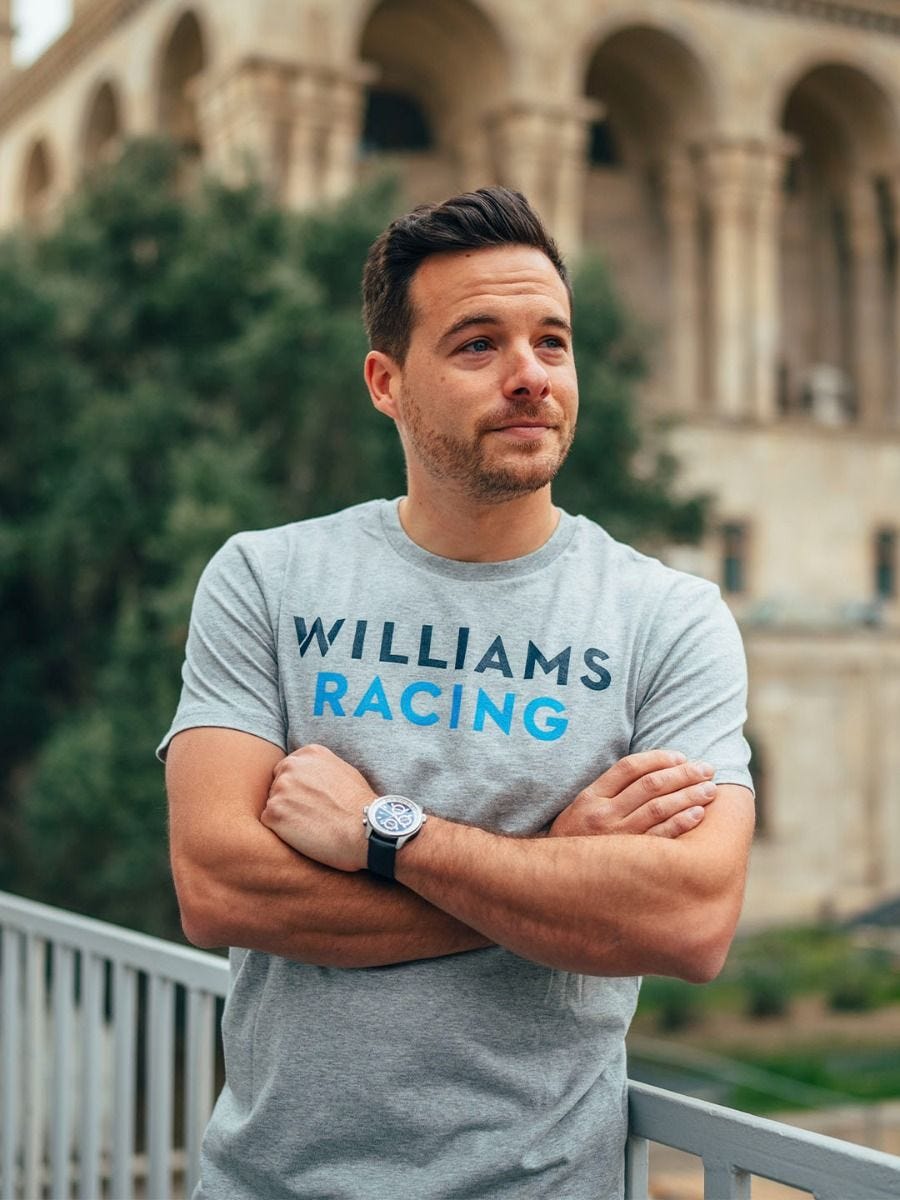 Men's Williams Logo T-Shirt Grey