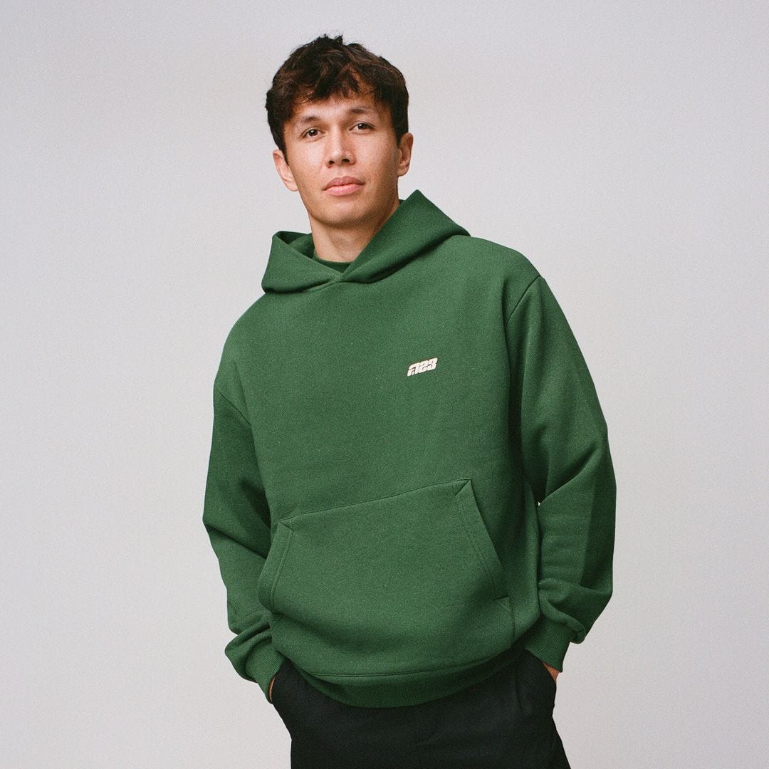 A green hoodie 2025