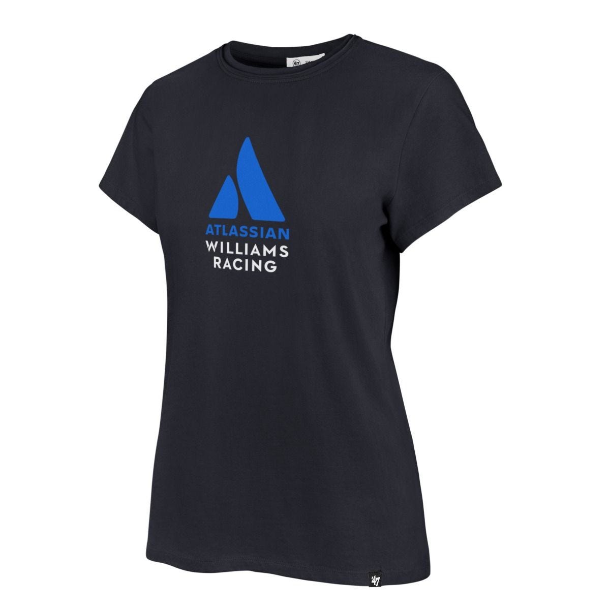 Atlassian Williams Racing Womens Stacked Logo Tee Navy