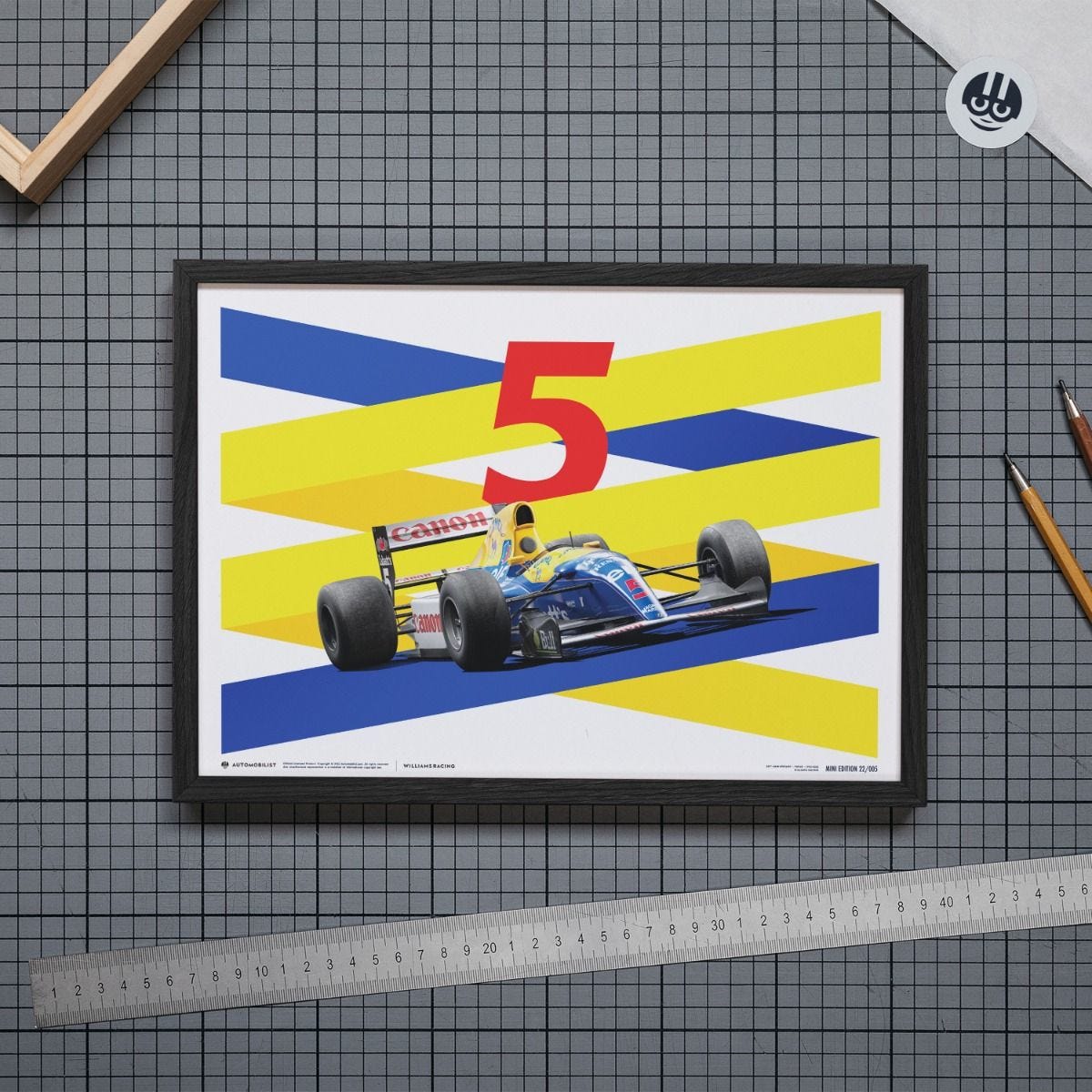 Red Five - F1® World Drivers' & Constructors' Champion - 1992 | Mini Poster