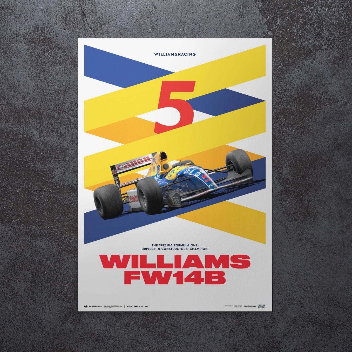 Red Five - F1® World Drivers' & Constructors' Champion - 1992 | Limited Edition