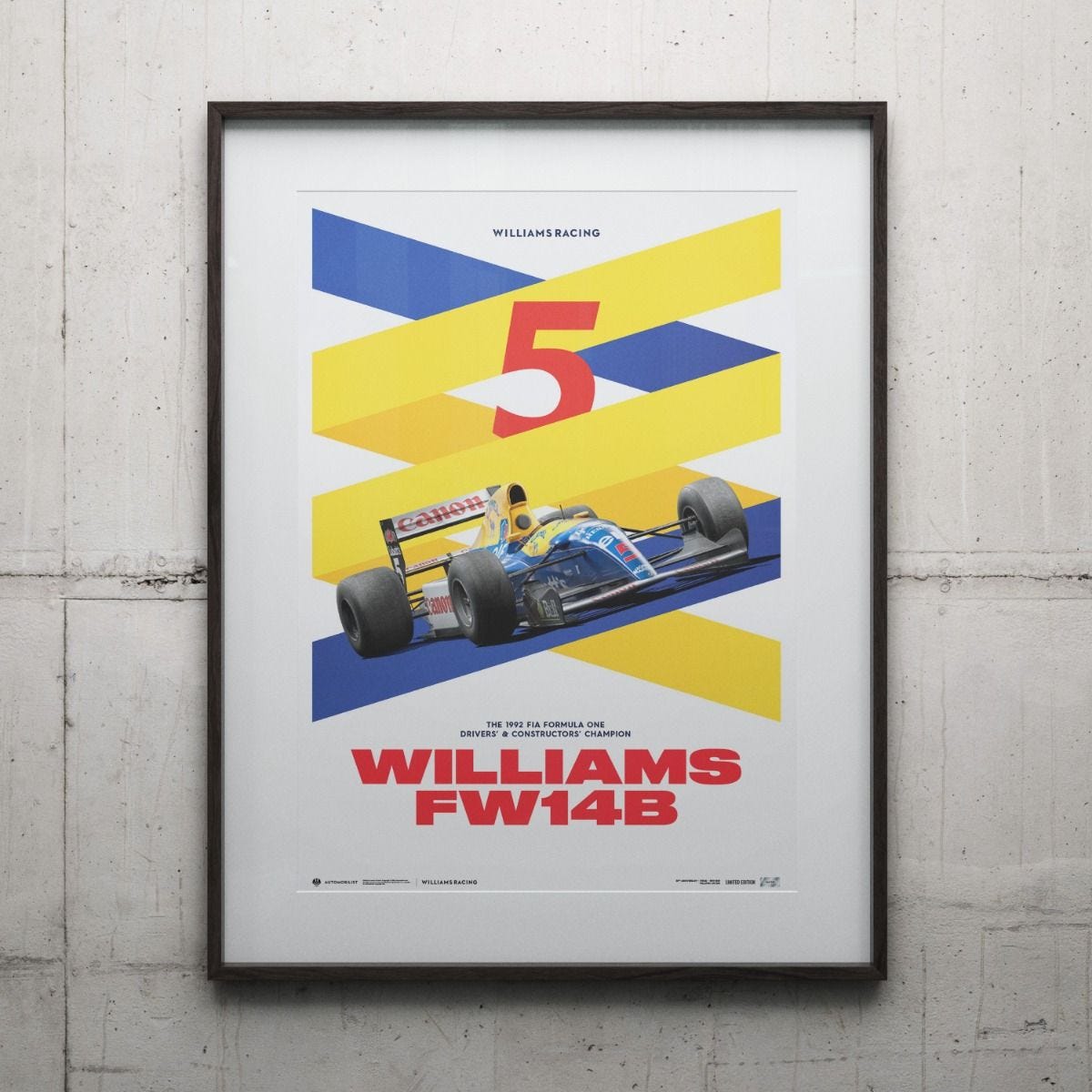 Red Five - F1® World Drivers' & Constructors' Champion - 1992 | Limited Edition