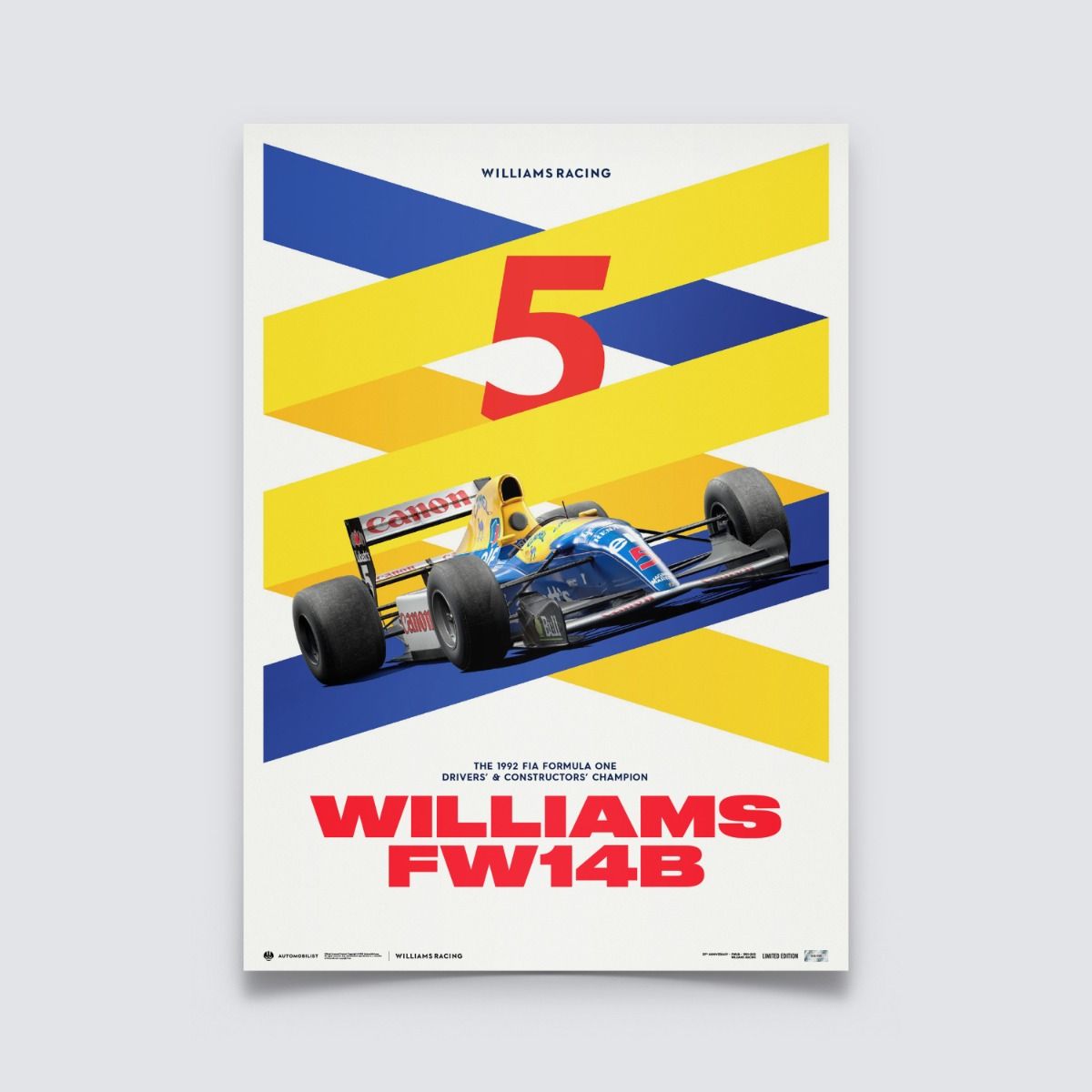 Red Five - F1® World Drivers' & Constructors' Champion - 1992 | Limited Edition